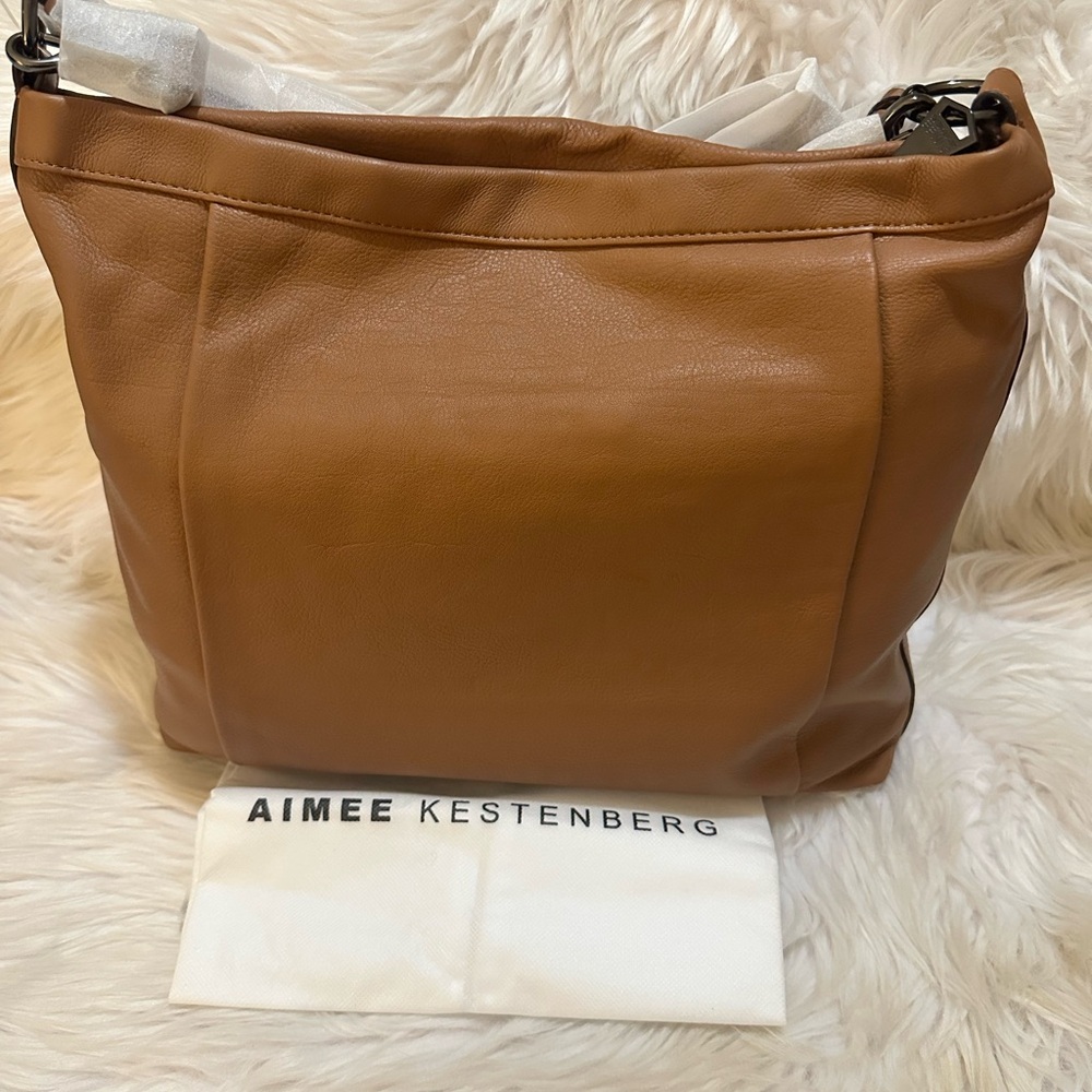 Aimee Kestenberg Tan Leather Men's Bag - Picture 3 of 12